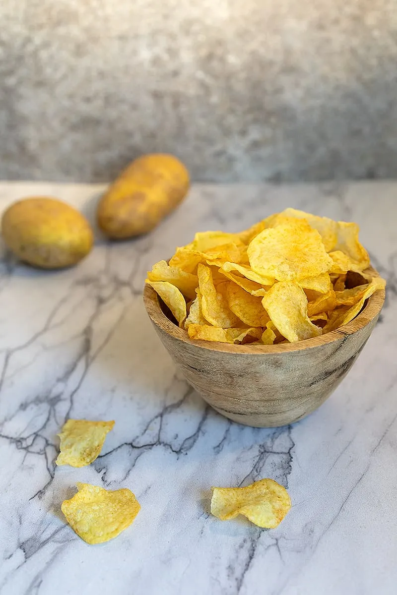 Kartoffelchips aus dem Airfryer – extra knusprig